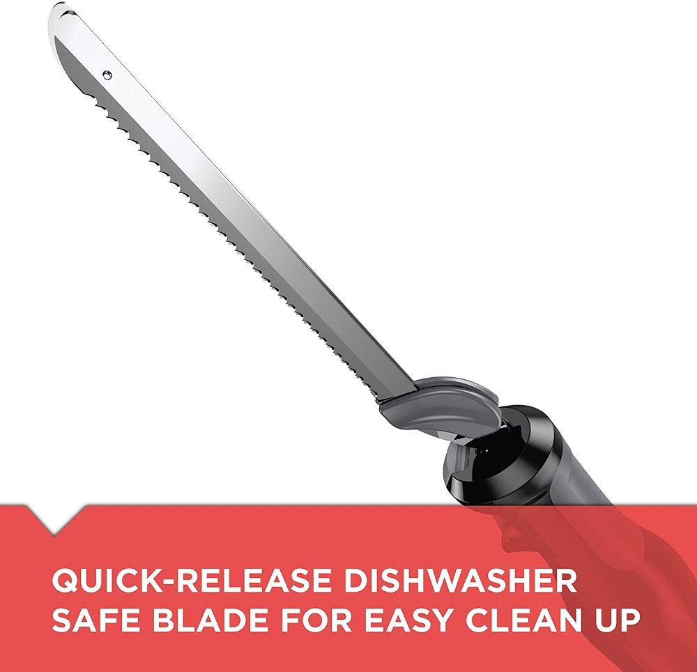 BLACK+DECKER Electric Carving Knife, Black