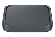 Samsung 15W Wireless Charger Single, Cordless Super Fast Charging Pad for Galaxy Phones and Devices, Compact Design, LED Indicator, USB C Cable Included, 2022, US Version, Grey