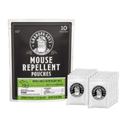 Grandpa Gus's Extra-Strength Mouse Repellent Pouches, Cinnamon/Peppermint Oils Repel Mice from Nesting & Freshen Air in Car/RV/Boat/Garage/Shed/Cabin, 1.75 oz (Pack of 10)