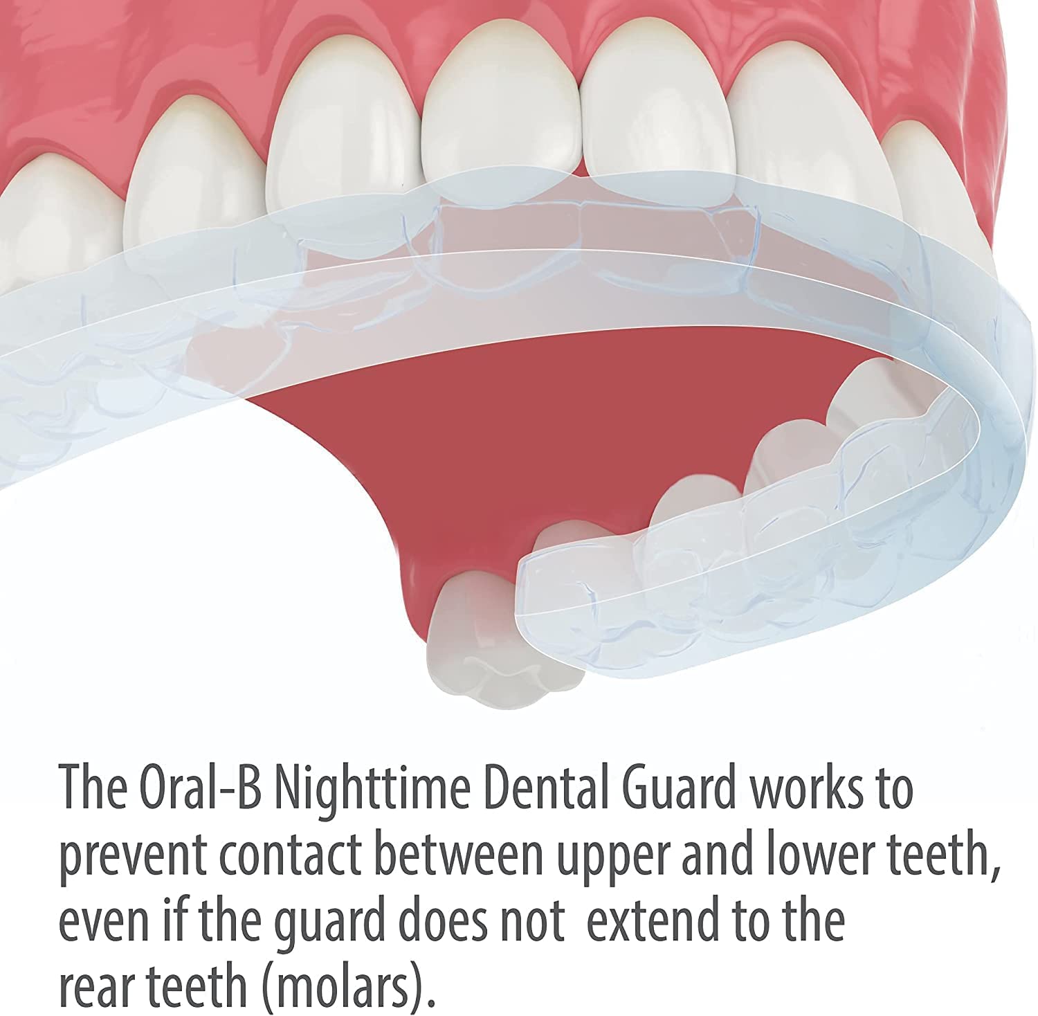 Oral-B Mouth Guard for Grinding Teeth at Night - Nighttime Dental Guard for Sleeping – Moldible Night Guard with Scope Mint Flavor – Less Than 3-Minutes for Custom Teeth Protection - 2 Pack