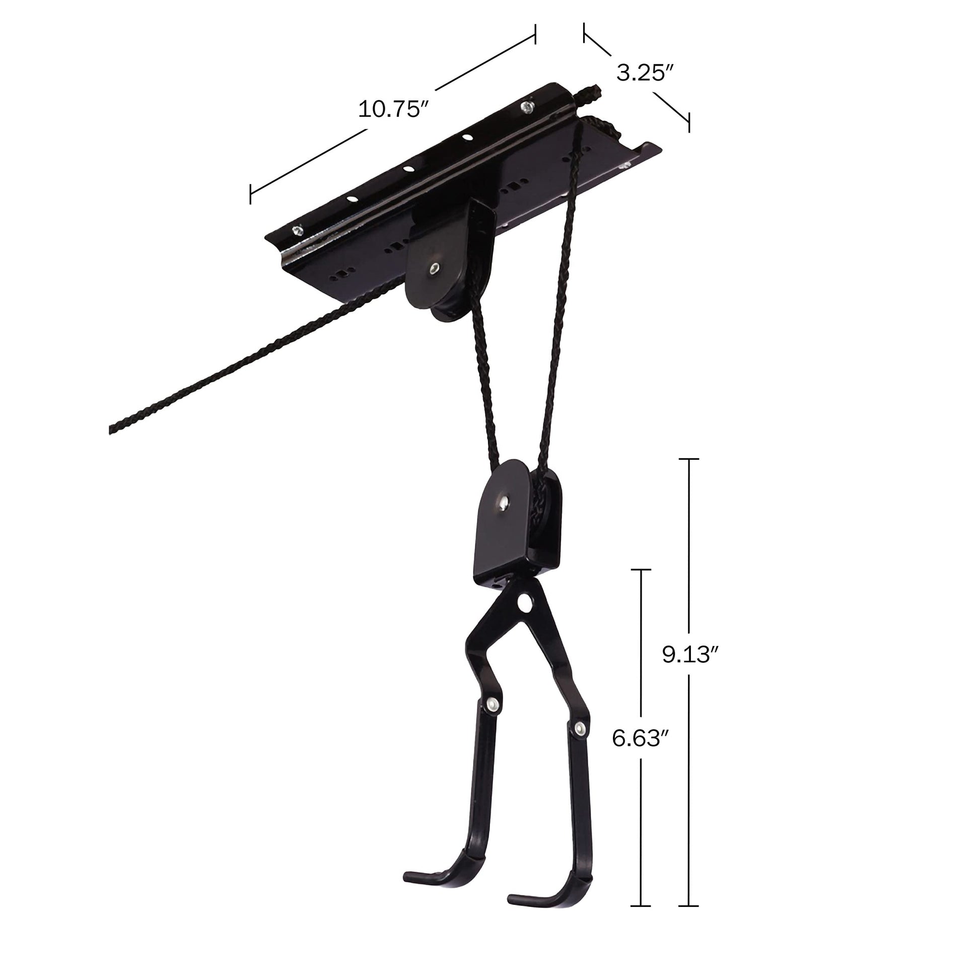 RAD Sportz Bicycle Hoist 2-Pack Quality Garage Storage Bike Lift with 100 lb Capacity Even Works as Ladder Lift Premium Quality