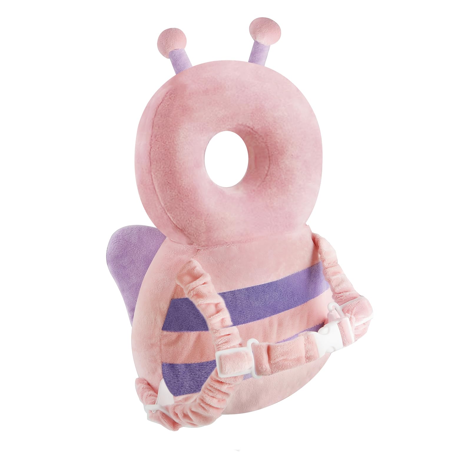 PandaEar Baby Head Protection Backpack, Toddler Walking Head Protector, Adjustable Head Protector Pad Safety Cushion (Pink)