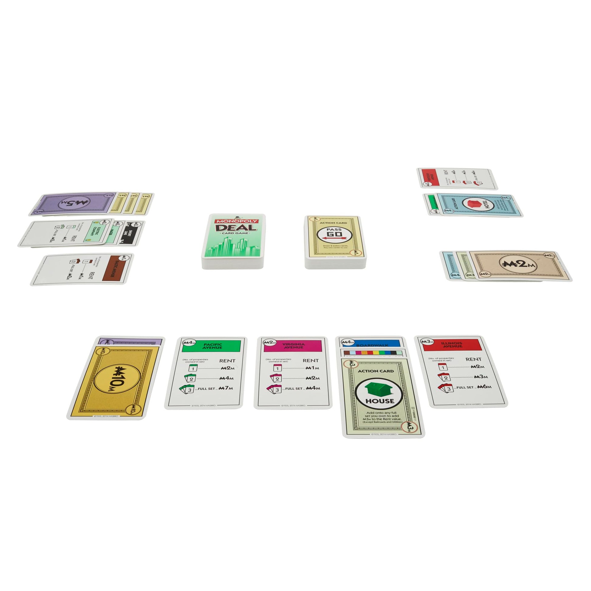 Monopoly Deal Card Game, Quick-Playing Family Game, 2-5 Players, Fun Summer Activities, Vacation Travel Essentials, Ages 8+