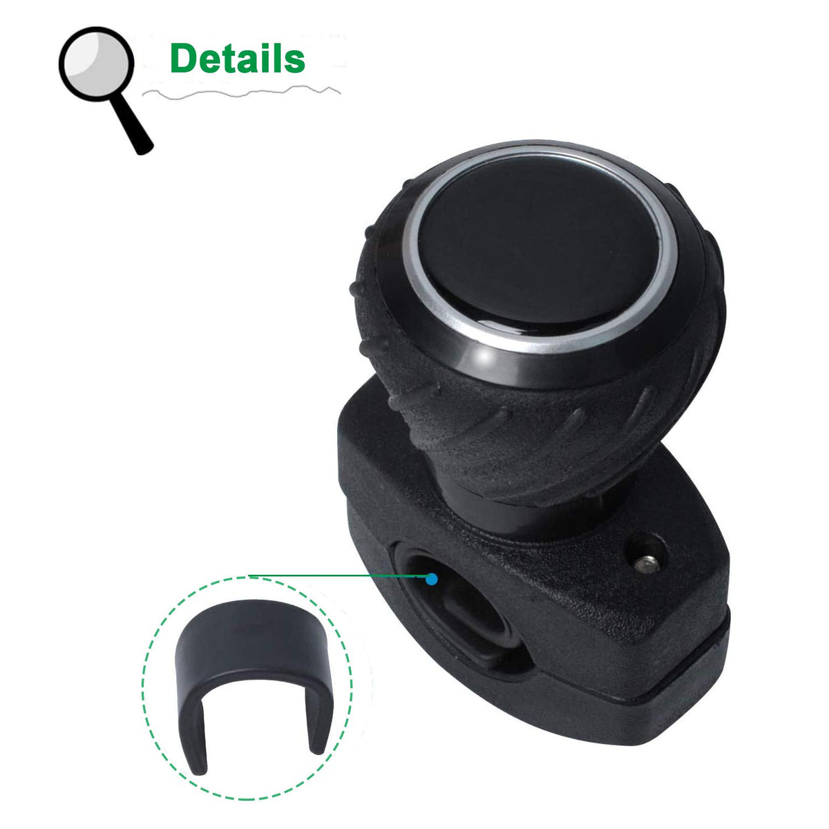 Tractor Steering Wheel Knob for Kubota Jo-hn Dee-re Tractors, Cars, Trucks, Mowers, Forklifts, Universal Spinner Knob Steering Wheel Ball Knob