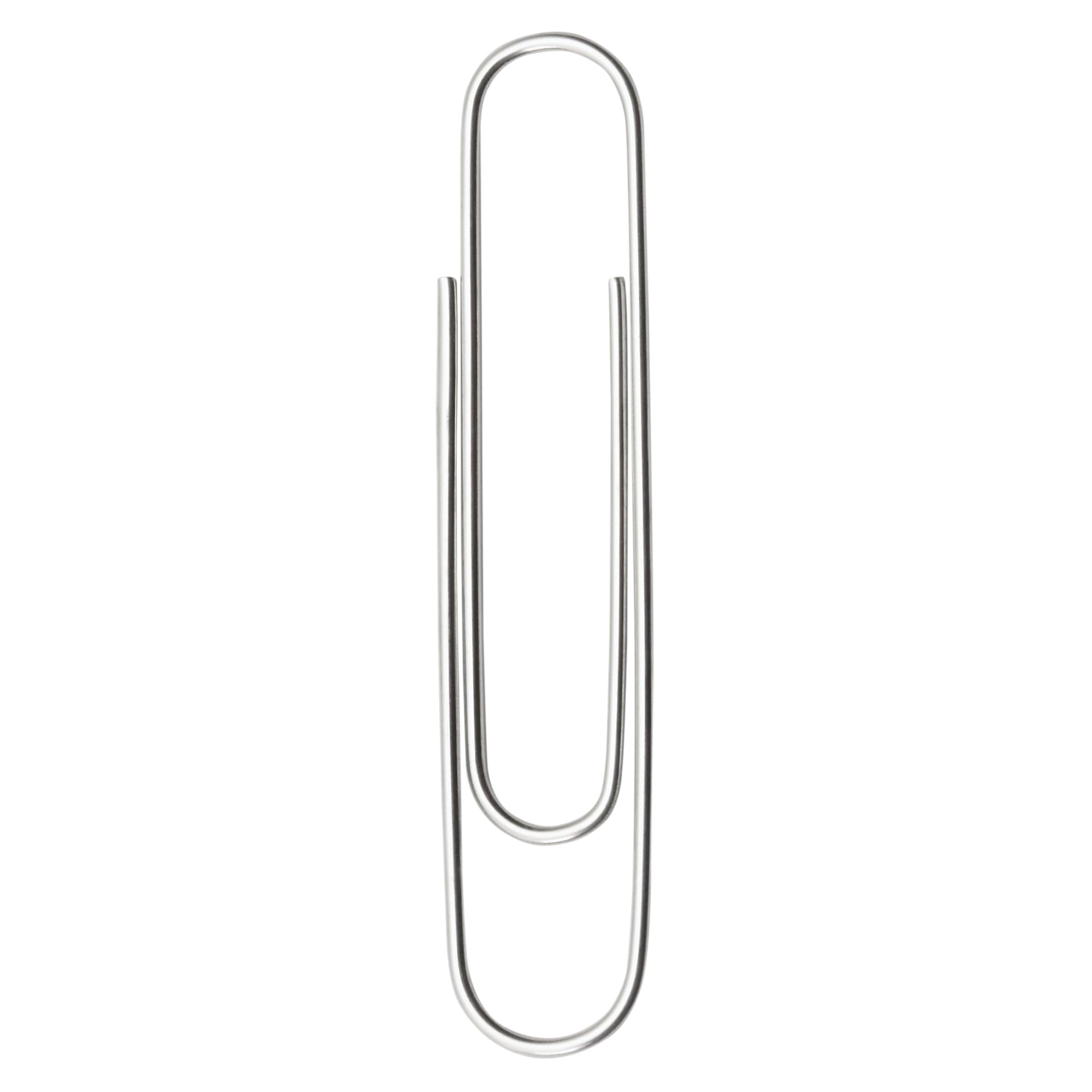ACCO Paper Clips, Jumbo, Smooth, 100 Clips/Box, 1 Box (72580)