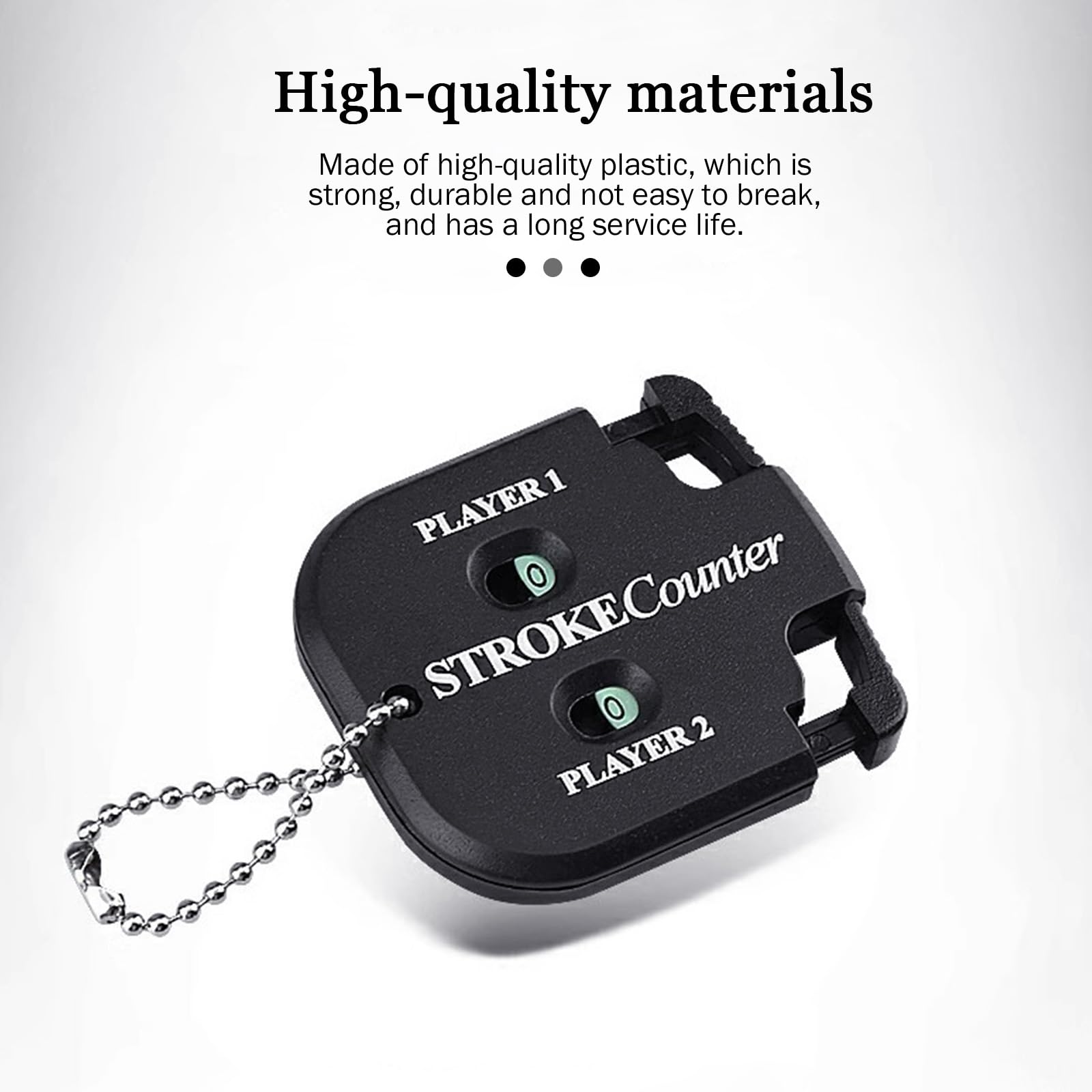 Medsuo 2pcs Golf Score Indicator 2 Player Stroke Counter Clicker Portable Golf Handy Count Shot for Different Kinds of Competitions and Games