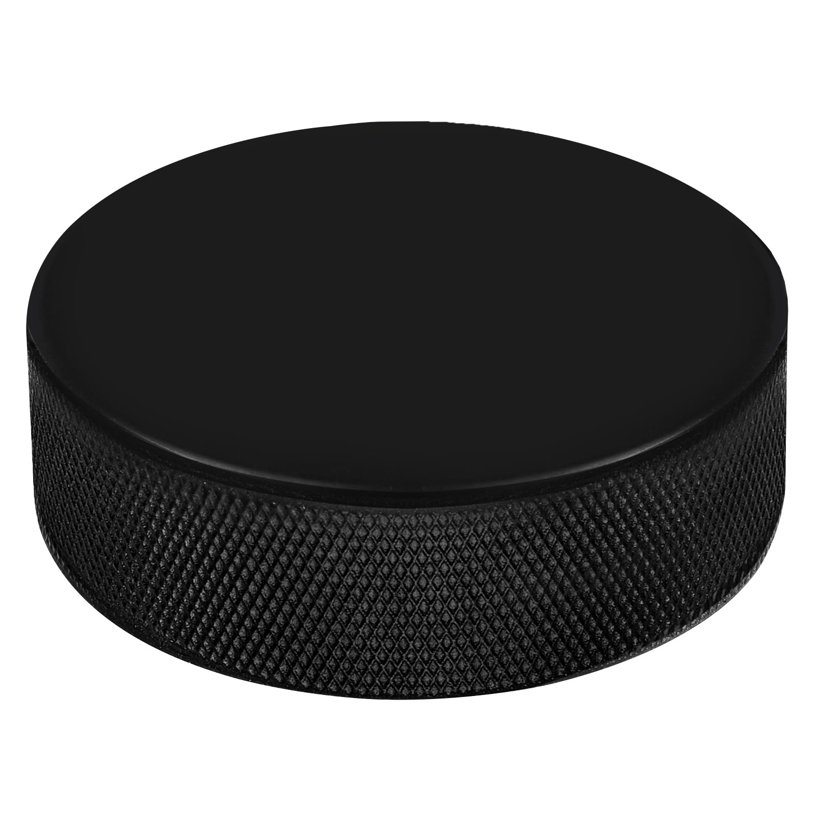 Faswin 18 Pack Ice Hockey Pucks with 3 Reusable Mesh Bag, Official Regulation, Diameter 3", Thickness 1", 6oz, Black