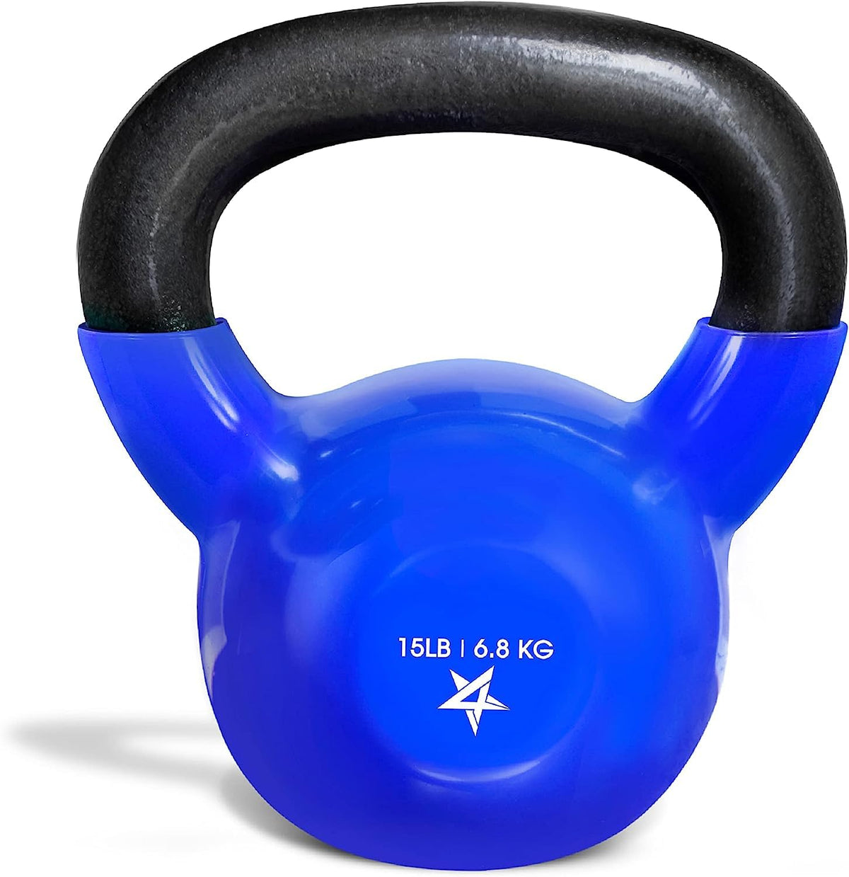 Yes4All Kettlebell، كيتل بيل لتمارين القوة من الحديد الزهر المطلي بالفينيل بوزن 5-100 رطل للتمارين الرياضية المنزلية، اللياقة البدنية، معدات تمرين الجسم بالكامل، تمارين الضغط، وقوة القبضة