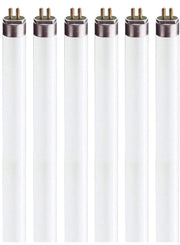 F8T5 Flourescent Light Bulbs - 12 inches Under Cabinet Bulb - Cool White 4100k 8 Watt Tube Bulb - Pack of 6