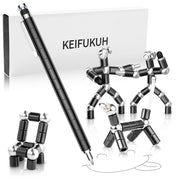 Fun Men Gifts Fidget Gel Pens - Unique Birthday Gift for Mens, Novelty Christmas Stocking Stuffers Easter Anniversary Valentines Day White Elephant Present Ideas Gadget, Cool Secret Santa Gift for Him