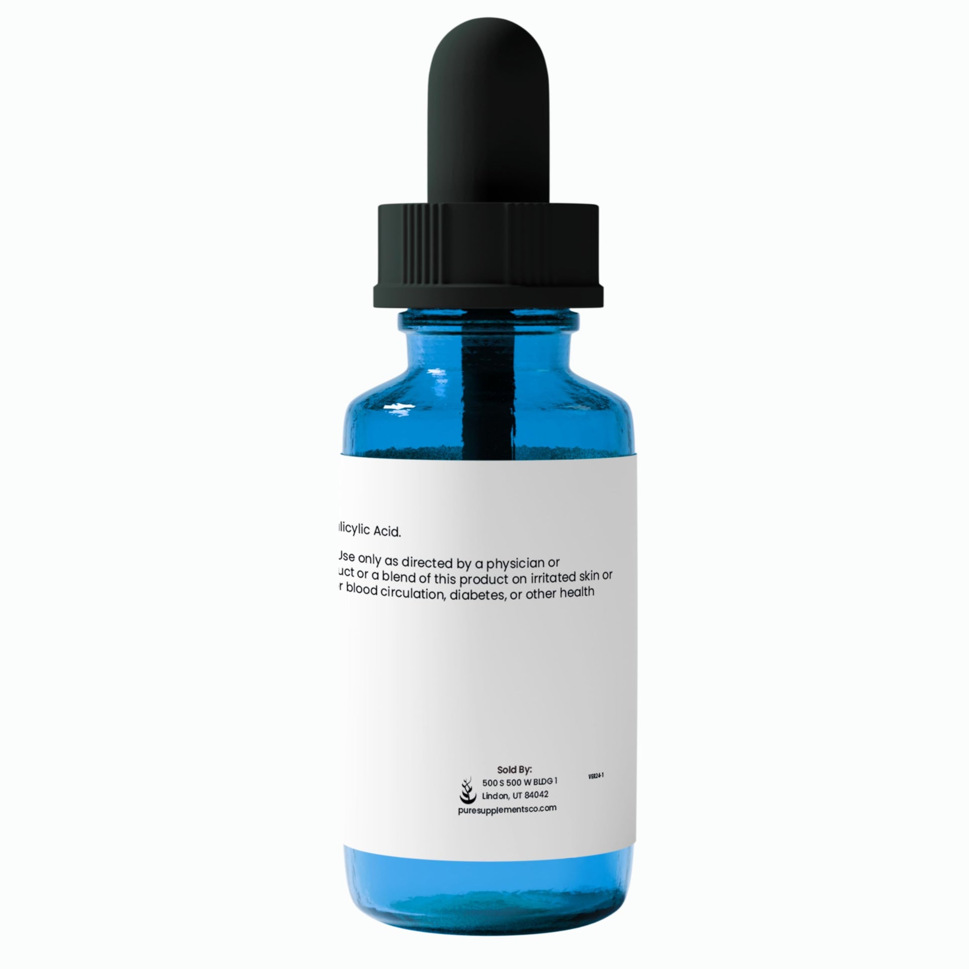 Salicylic Acid 20% Solution, 1 fl oz Glass Dropper, Pure & Simple Serum