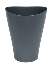 Rubbermaid Spa Works Vanity Wastebasket Home/Bathroom/Office Use Small 2.25 Gallon Plastic Gunmetal Blue Home/Kitchen/Garage/Apartment/Office