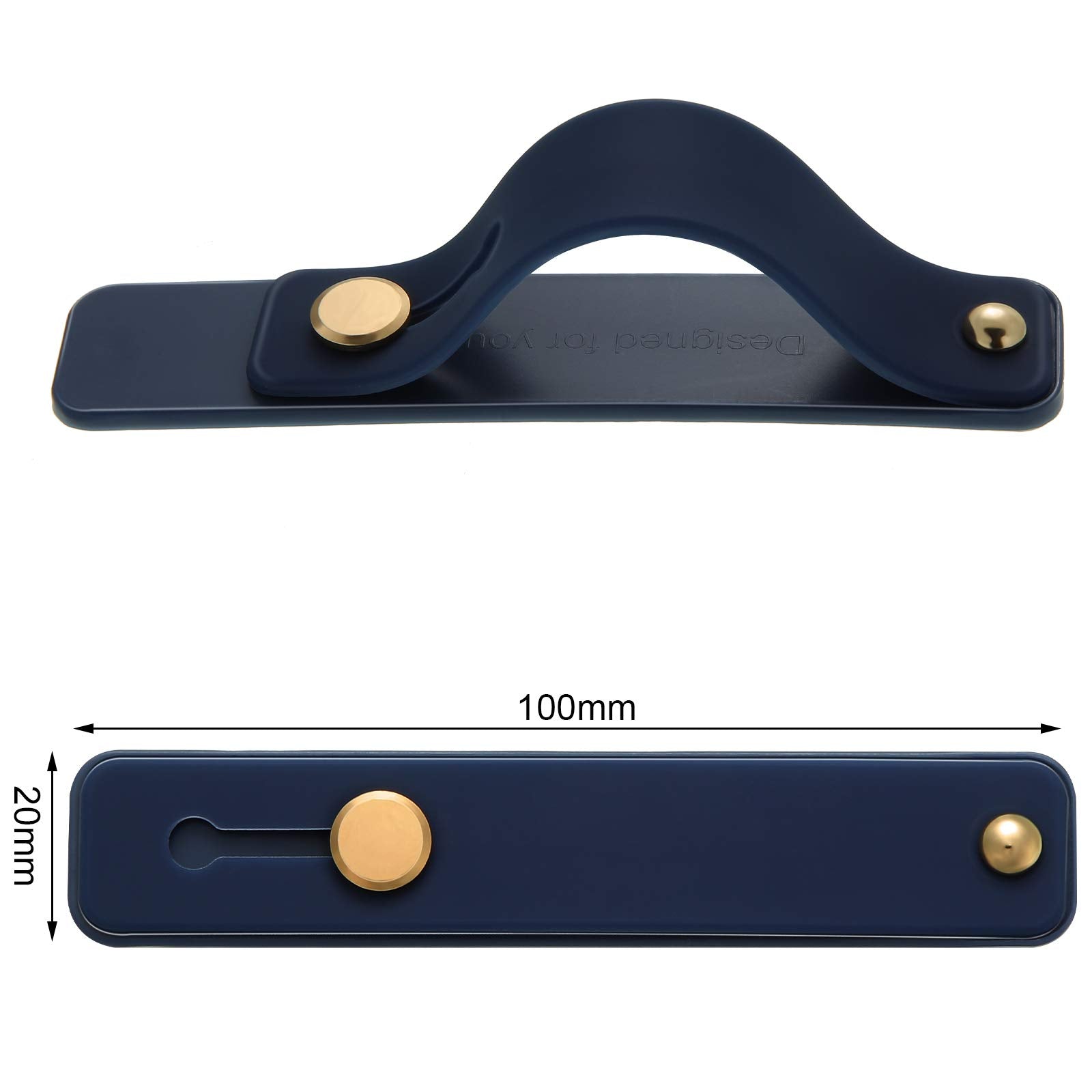 Weewooday 6 Pieces Phone Grip Holder Cell Phone Grip Strap Telescopic Finger Strap Stand Universal Finger Kickstand for Most Smartphones(Soft Colors)