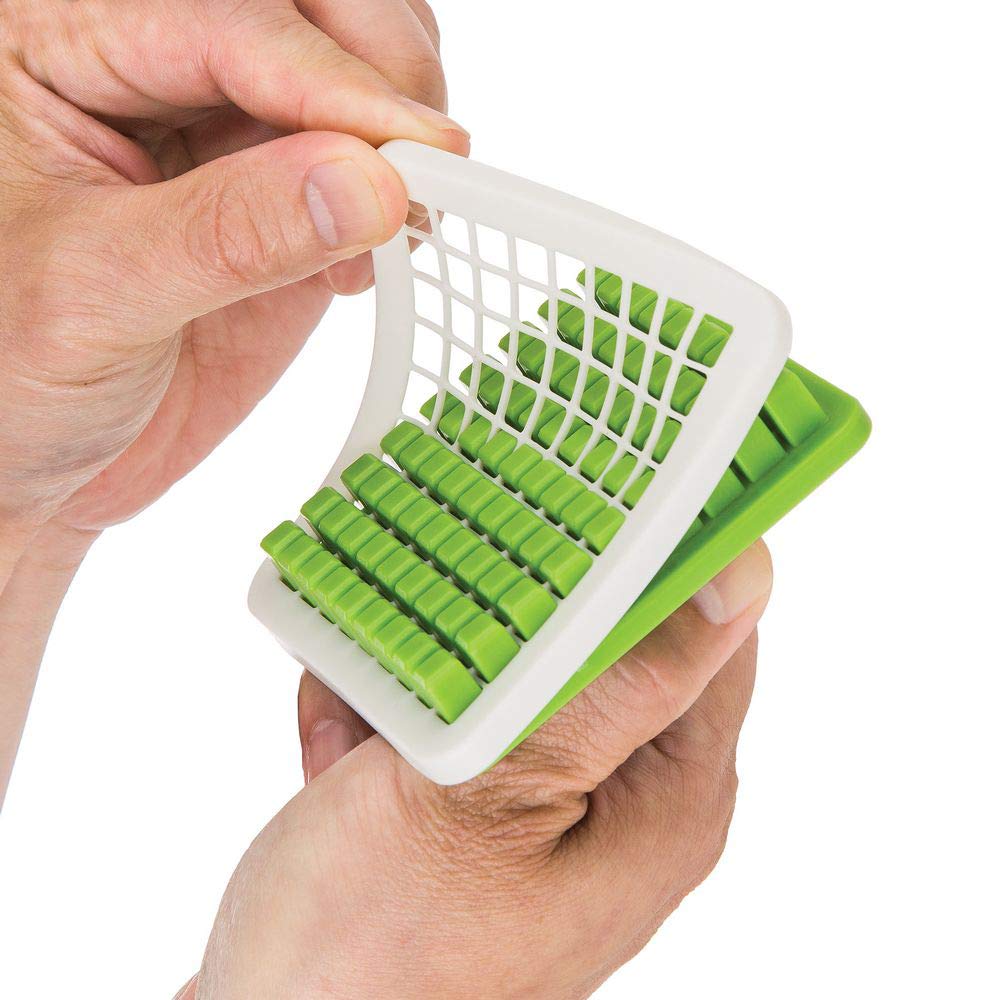 PrepWorks Tower Fry Cutter – Heavy-Duty Potato Cutter for Perfect Fries, Easy-to-Use, Stainless Steel Blades, BPA-Free