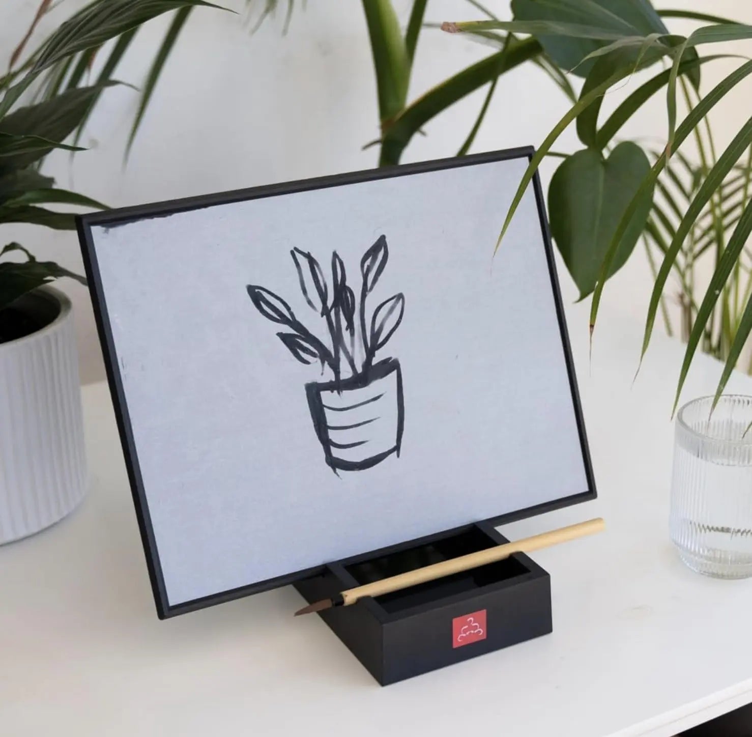 Buddha Board – The Original Water Painting Board for Mindfulness & Creativity – Unique Gift for Artists, Adults & Kids – Mess-Free Zen Art Supplies
