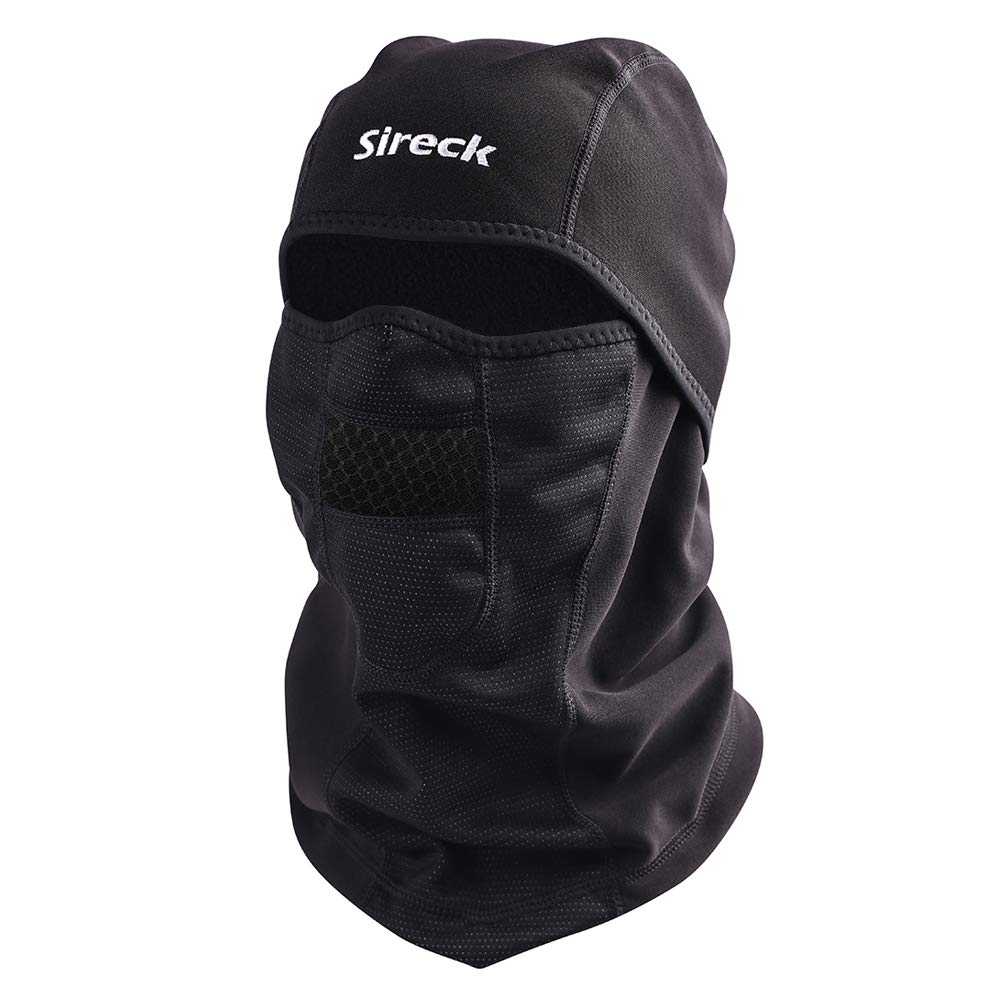 Sireck Cold Weather Balaclava Ski Mask, Water Resistant and Windproof Fleece Thermal Face Mask, Cycling Motorcycle Neck Warmer Hood Winter Gear for Men Women