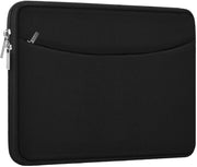 Laptop Sleeve Case 14 inch, Shockproof Protective Laptop Cover Briefcase Carrying Computer Bag with Accessory Pocket Portable Computer Sleeve for 14" MacBook, HP, Dell, Lenovo, Acer, Black
