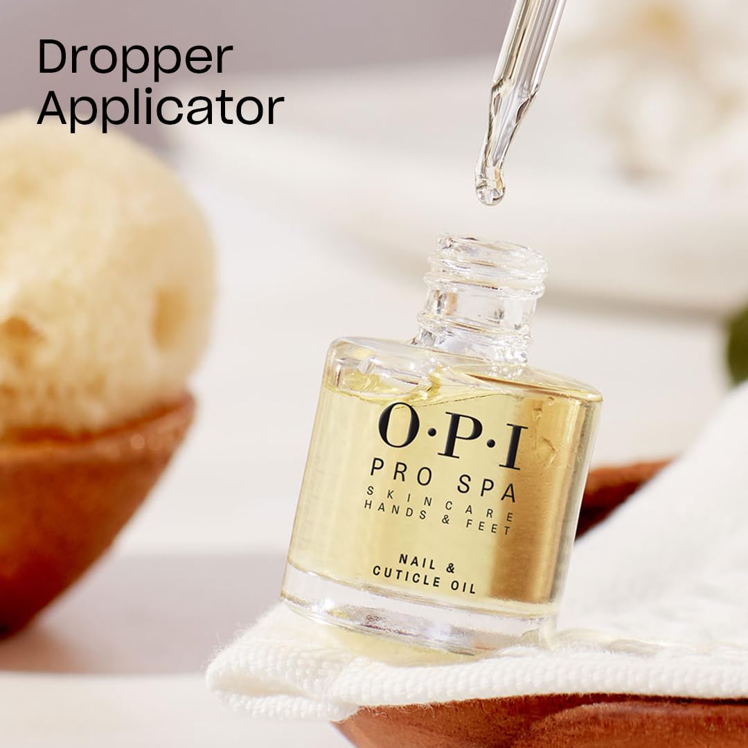 OPI ProSpa Nail and Cuticle Oil | Cuticle Oil Bottle for Nails & Dry Hands |Strengthens Cuticles for Nail Growth | 0.29 fl oz