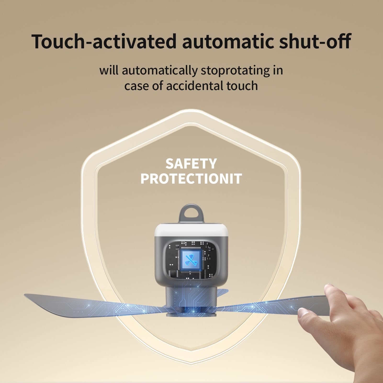 VVU&CCO 18' Portable Ceiling Fan with Light for Patio Canopy Tent Porch RV, 4 Speed Adjustment with Lighting, 8 Hours Timer & Use Time Up to 30H, 12000mAh Battery -operated Ceiling Fan with Remote