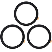TENOC Universal Metal Ring Sticker for Magnetic Charger Compatible with iPhone/Samsung/Android All Cellphones, Magnetic Mount/Phone Holder Conversion Accessories, 3Pcs, Black