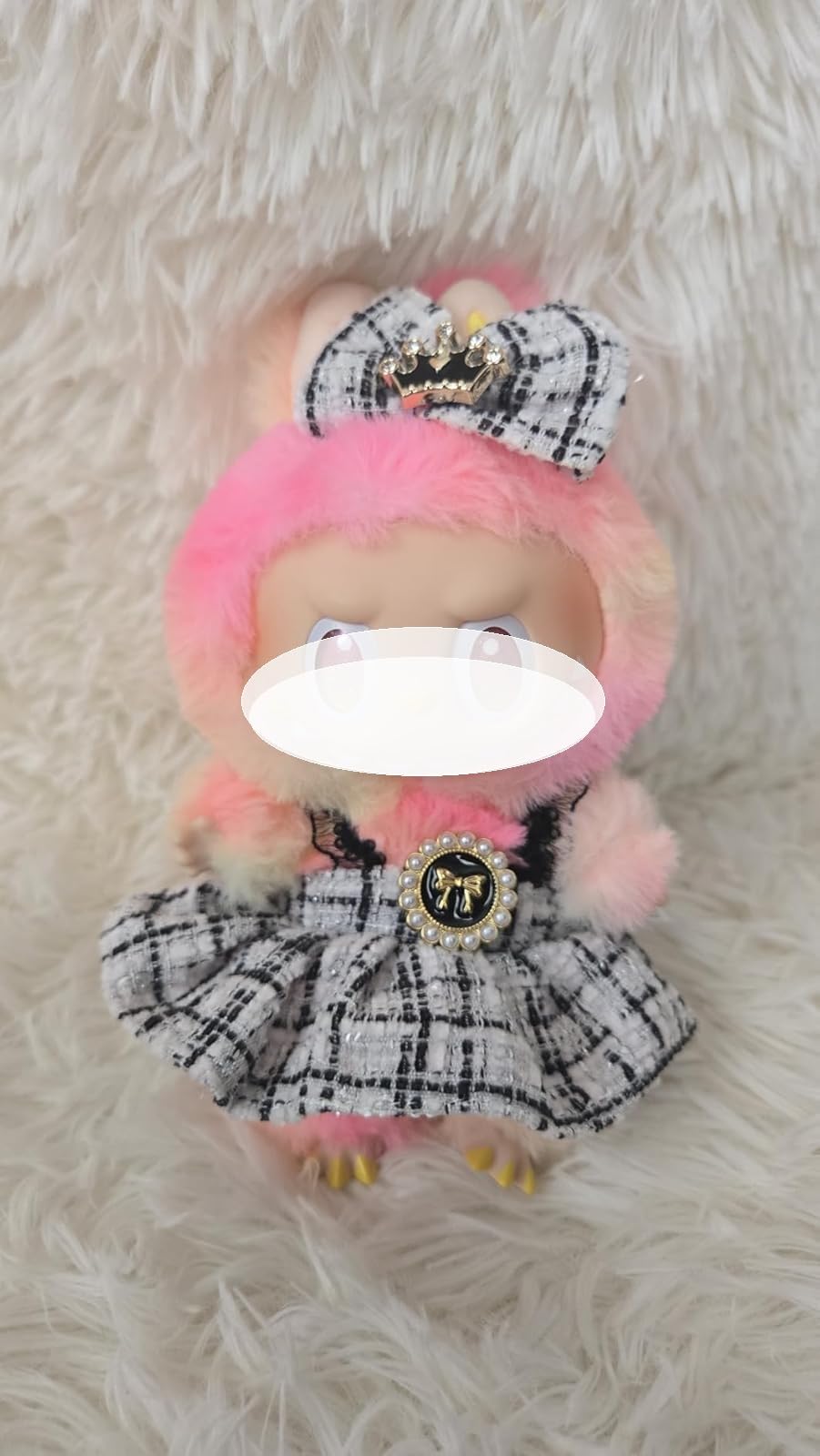 Clothes for LABUBU 17cm Doll (NO Doll),Outfit for LABUBU,Clothes Set for LABUBU Dress Up,Accessories for LABUBU