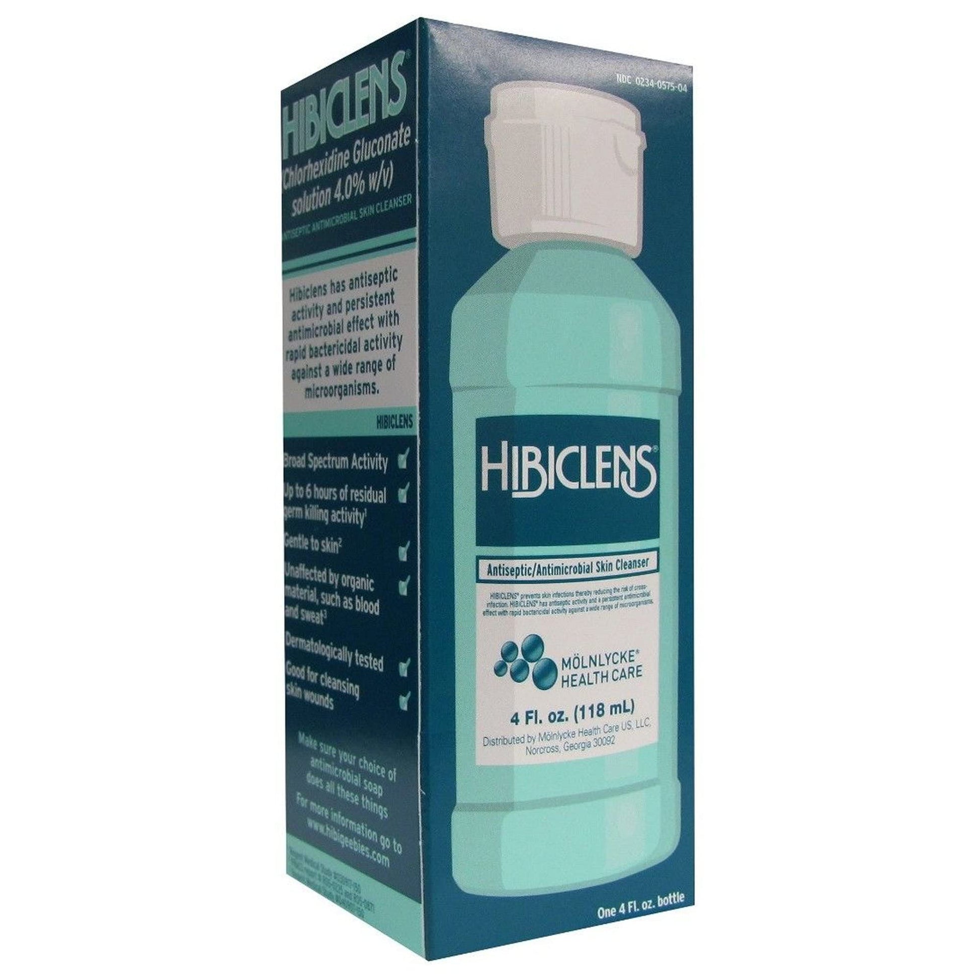 Hibiclens Antiseptic/Antimicrobial Skin Cleanser 4 oz. Liquid NonSterile Bottle 1 Each 57504