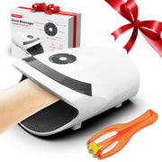 Xllent Gifts for Women,White Elephant Gifts for Adults - Hand Massager with Compression & Heating,Birthday Christmas for Men Women,Electric Hand Massager for Arthritis and Carpal Tunnel(White)