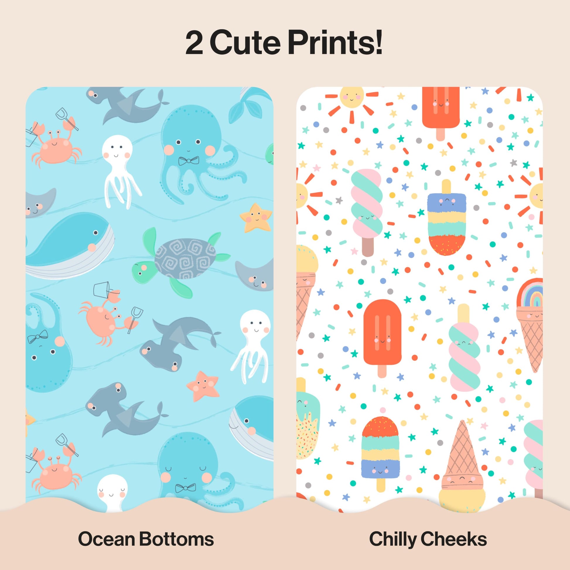 The Honest Company Clean Conscious Diapers for Delicate Skin | Up to 100% Leakproof | Hypoallergenic, Fragrance Free | Summer '25 Limited Edition Prints | Club Box, Size 2 (12-18 lbs), 72 Count