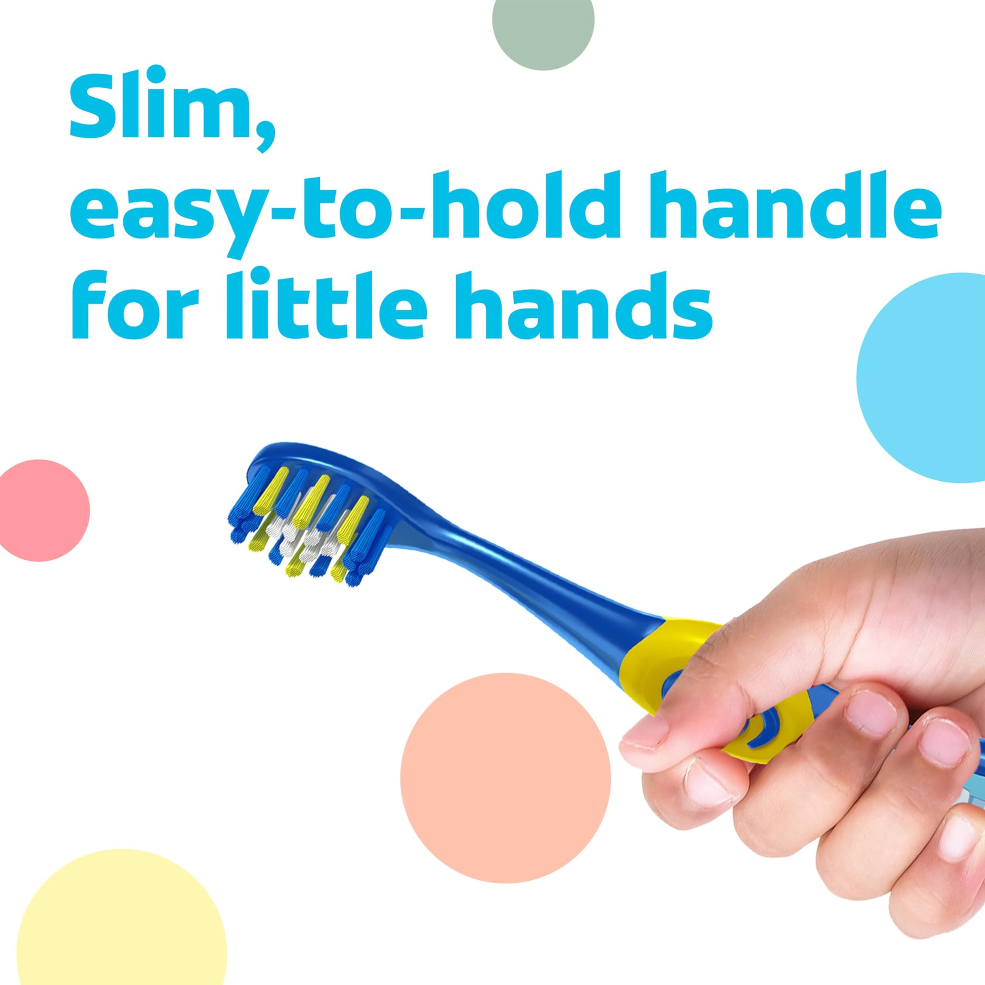 Colgate Extra Soft Toothbrush for Kids, Kids Toothbrush Pack with Built in Suction Cup Toothbrush Holder, Designed for Children Ages 2 and Up, Extra Soft Bristles, Bluey, 2 Pack