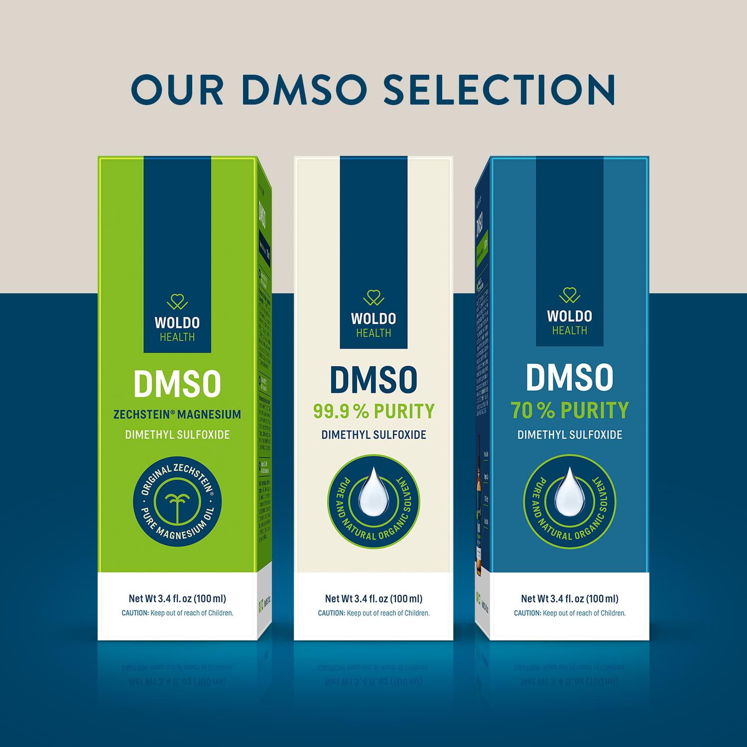 DMSO Pharmaceutical Grade with 99.9% Purity & Low Odor - 3.38oz (Dimethyl Sulfoxide) Glass Bottle with Dropper