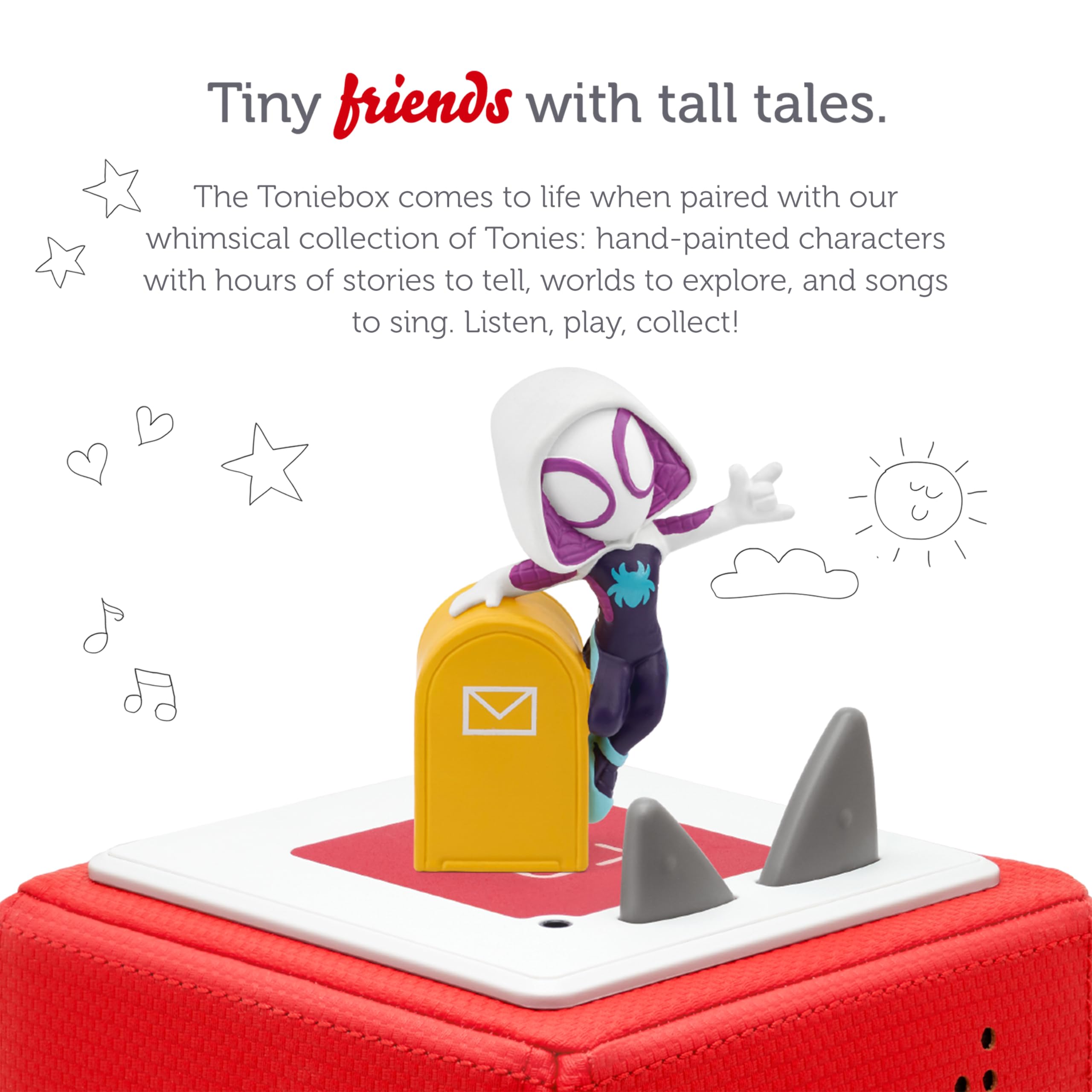 Tonies Ghost-Spider Audio Toy Character from Marvel's Spidey and His Amazing Friends