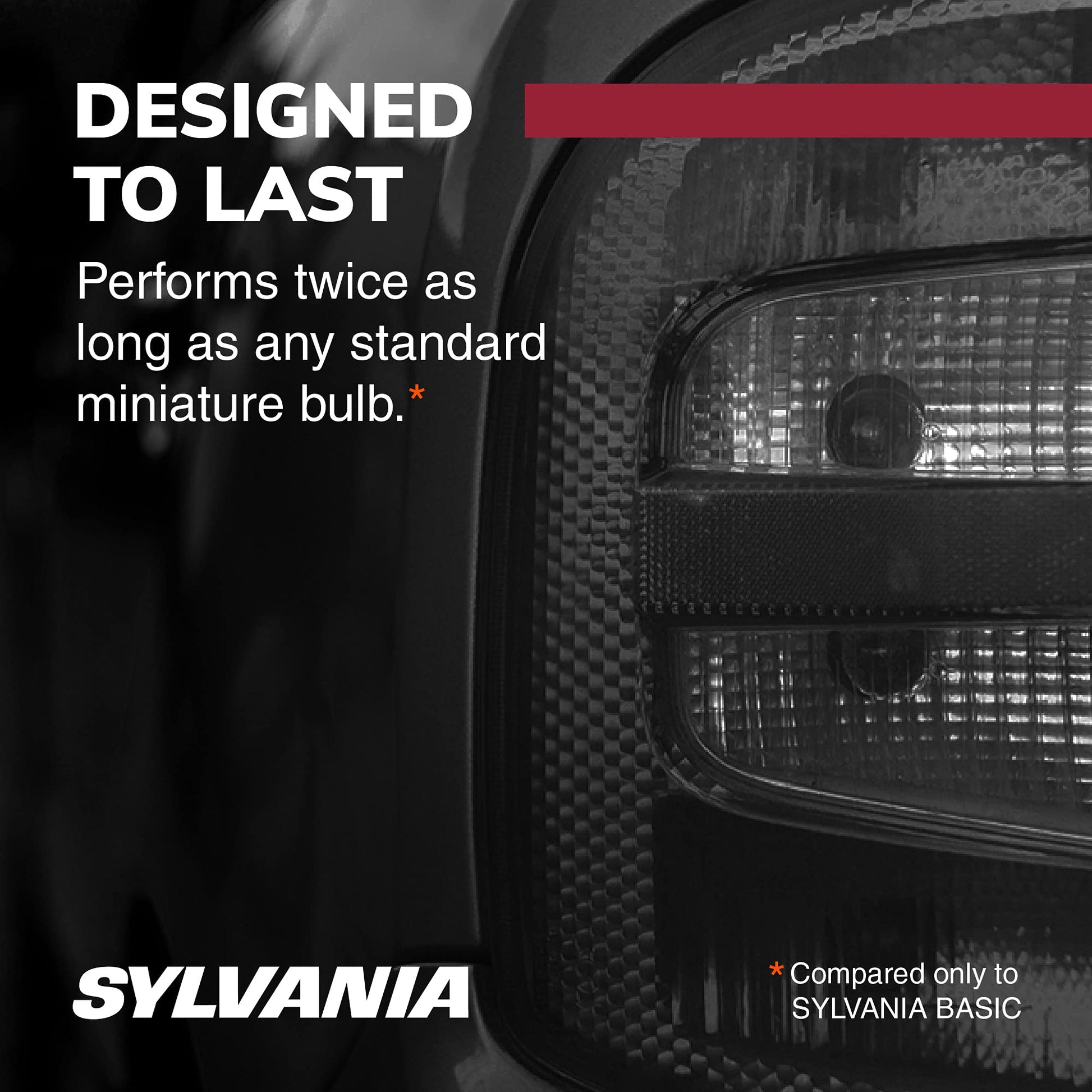 SYLVANIA 3157 Long Life Miniature Bulb, (Contains 2 Bulbs)