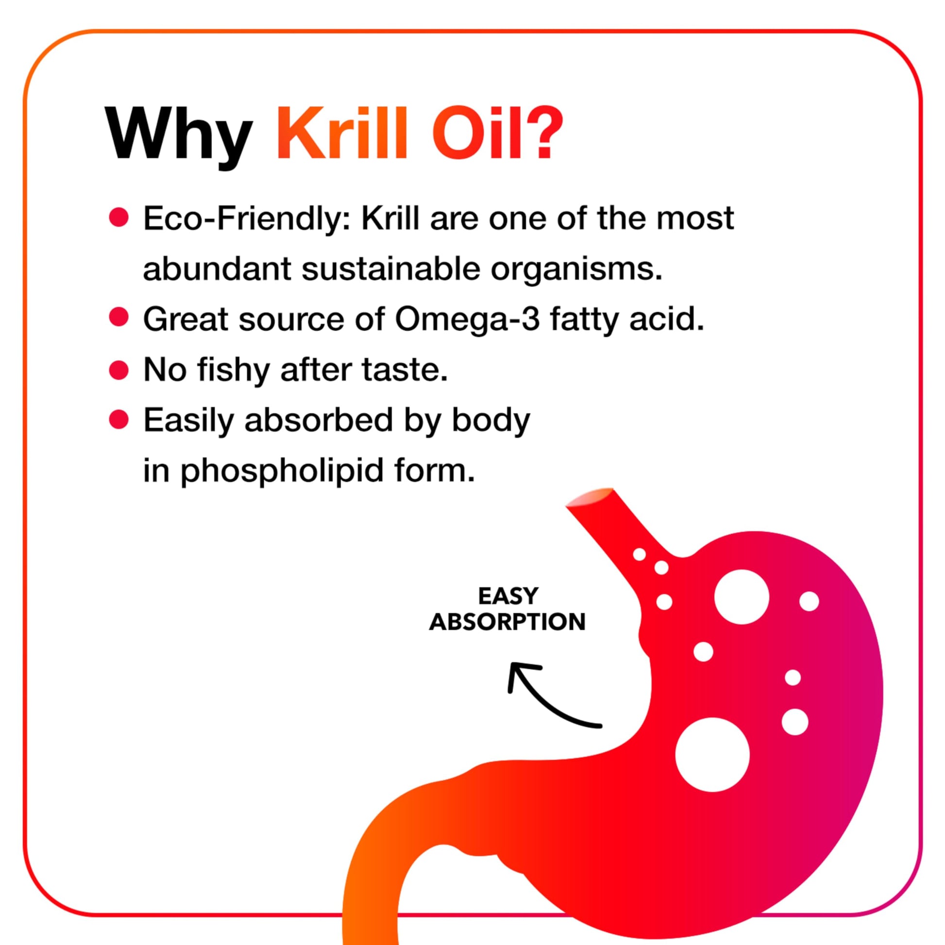MegaRed Ultra Strength 1000mg Omega-3 Krill Oil Supplement with EPA/DHA, Astaxanthin & Phospholipids, No Fish Oil Aftertaste Supports Heart, Brain, Joint and Eye Health, 60 Count Softgels.