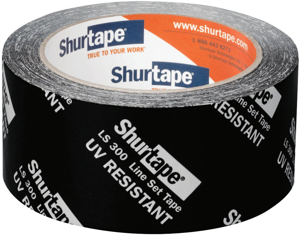 Shurtape LS 300 HVAC Leitungsisolierband, 55 m Länge x 48 mm Breite, Schwarz (1er-Pack)