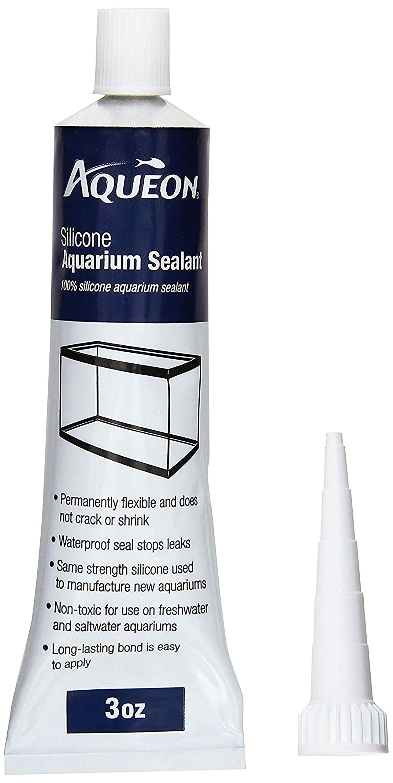 Aqueon Silikondichtmittel transparent 3 Unzen