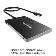 SABRENT SATA to USB Cable - USB 3.0 to 2.5” SATA I/II/III Hard Drive Adapter - External Converter for SSD/HDD Data Transfer (EC-SSHD)