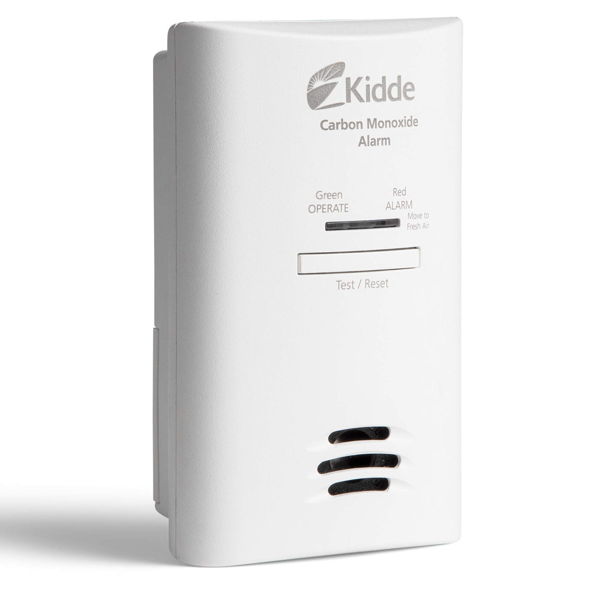 Kidde Kohlenmonoxidmelder, steckbar mit AA-Batterie-Backup, Test-/Stummschalttaste