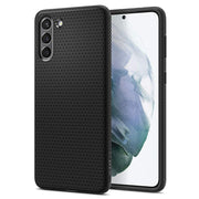 Spigen Liquid Air [Military Grade] Designed for Galaxy S21 Case (2021) - Matte Black
