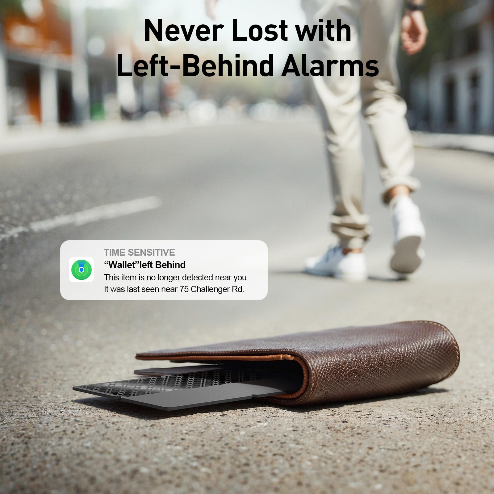 BFADEHA 2025 [Apple MFi Certified] (iOS Only) Bluetooth Tracker Smart Finder for Apple Find My iPhone Card Wallet GPS Tracker, 5-10 Years Battery, Keys Finder and Item Locator for Keys, Bags, Passport