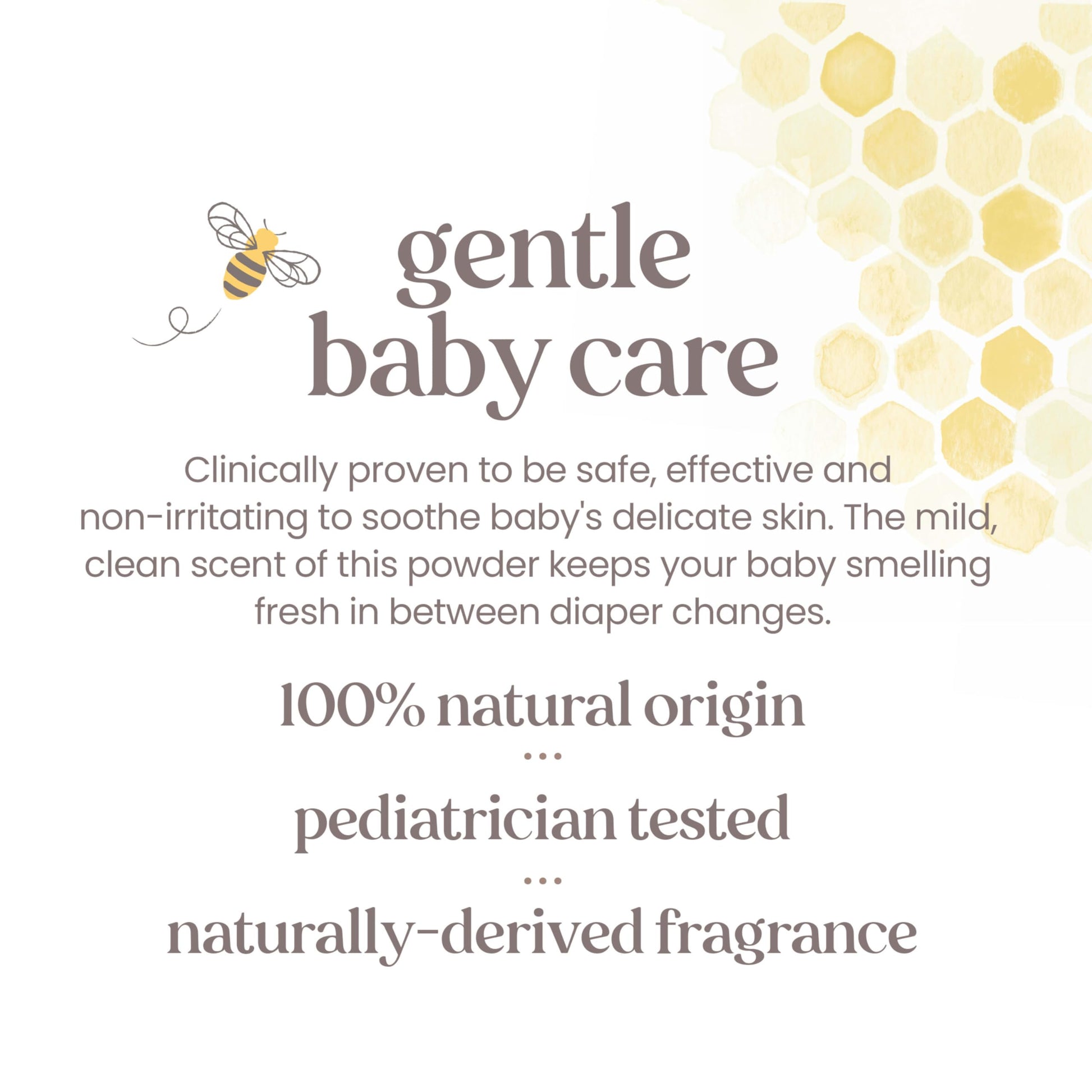 Burt's Bees Baby Dusting Powder, Talc Free and Hypoallergenic for Safe and Gentle Comfort, 100% Natural Origin, Pediatrician Tested, 7.5 Oz