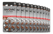 Rayovac Extra hearing aid batteries size 312. Long-lasting mercury-free zinc-air hearing aid batteries - 1.45v. (60 batteries)