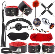 BDSM Bondage Restraints for Adult Toys, 12 Pcs Bondage Gear and Accessories Sex Toys for Women and Couples