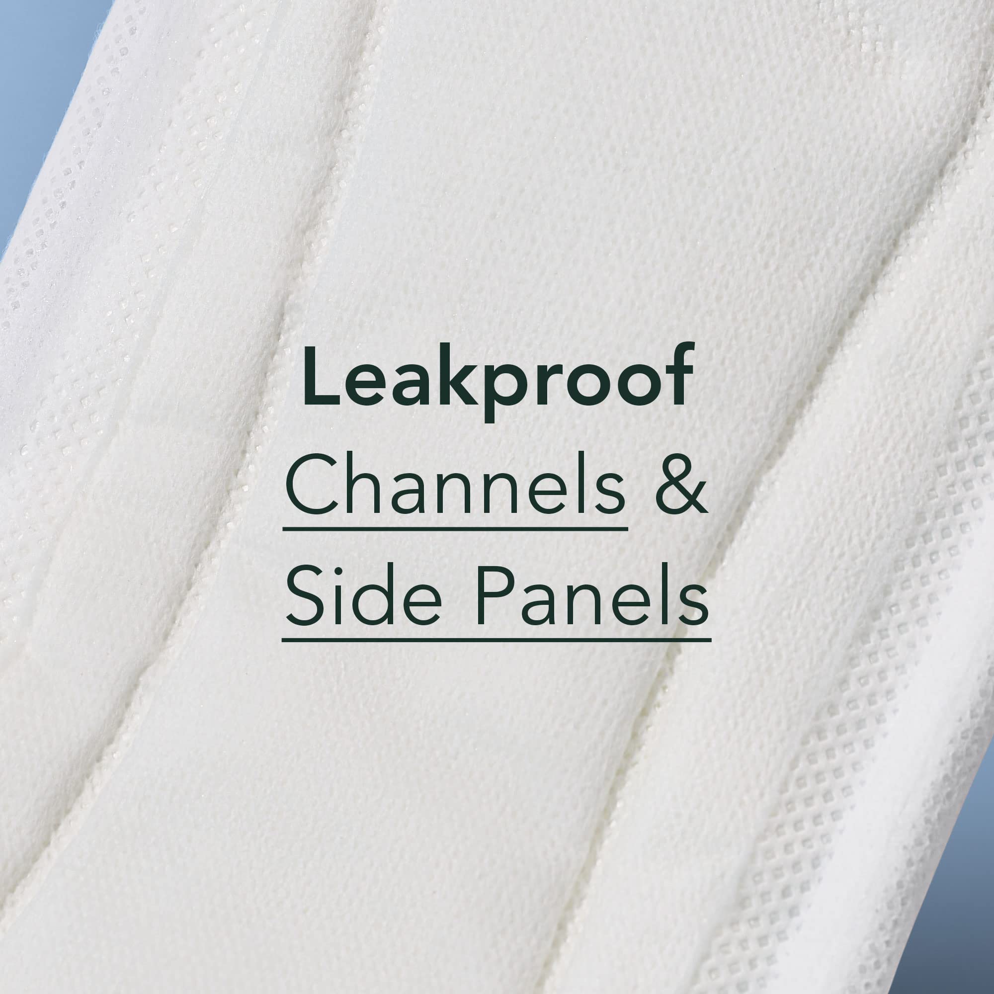 Rael Incontinence Liners for Women, Organic Cotton Cover, Postpartum Essential, Moderate Absorbency, Bladder Control, 4-Layer Core with Leak Guard Technology (Regular, 48 Count)