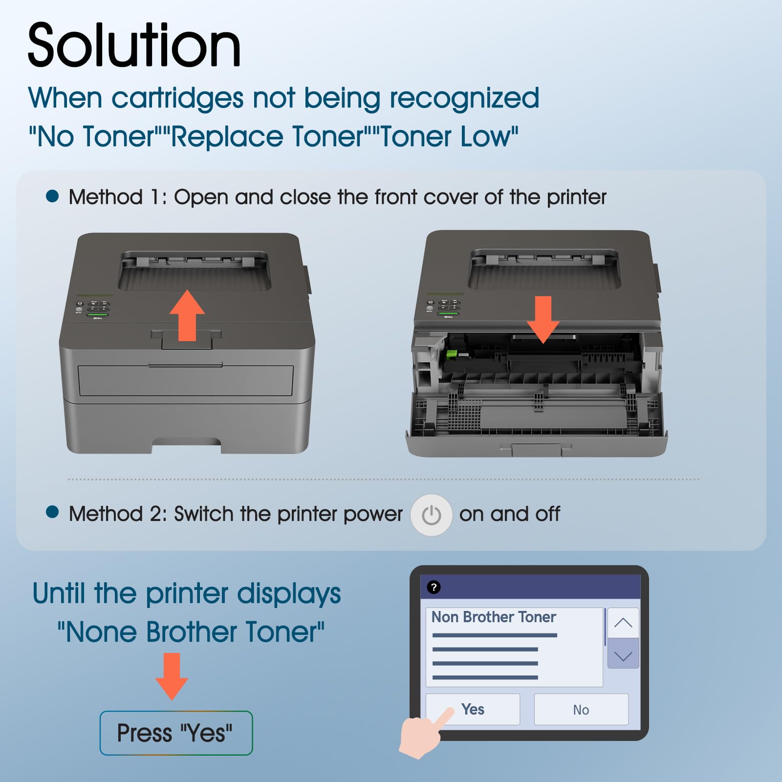 TN830XL TN830 830XL Toner for Brother Printer HL-L2460DW DCP-L2640DW Replacement for Brother TN830 XL/V/R TN 830 XL TN-830XL Cartridge MFC-L2820DW HL-L2405W HL-L2400D Printer High Yield 2 Pack Black