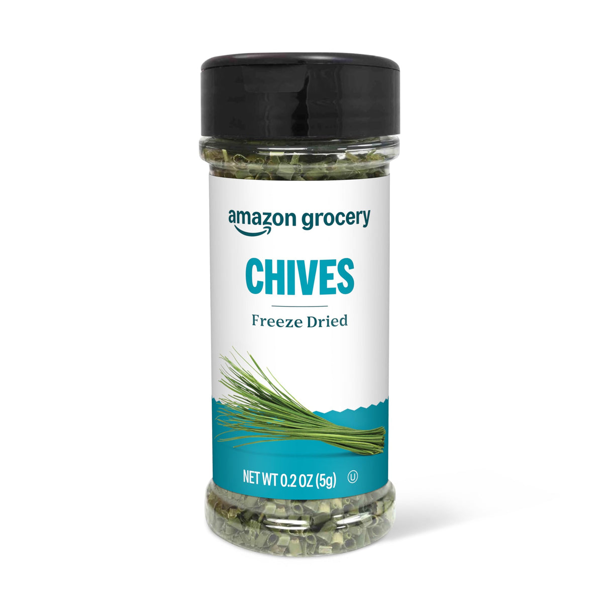 Amazon Lebensmittel, gefriergetrockneter Schnittlauch, 5,7 g (vormals Happy Belly, Verpackung kann abweichen)