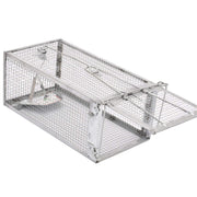 Kensizer Humane Rat Trap, Chipmunk Rodent Trap That Work for Indoor and Outdoor Small Animal - Mouse Voles Hamsters Live Cage Catch and Release 1-Pack Small 10.5" L x 5.5" W x 4.5" H
