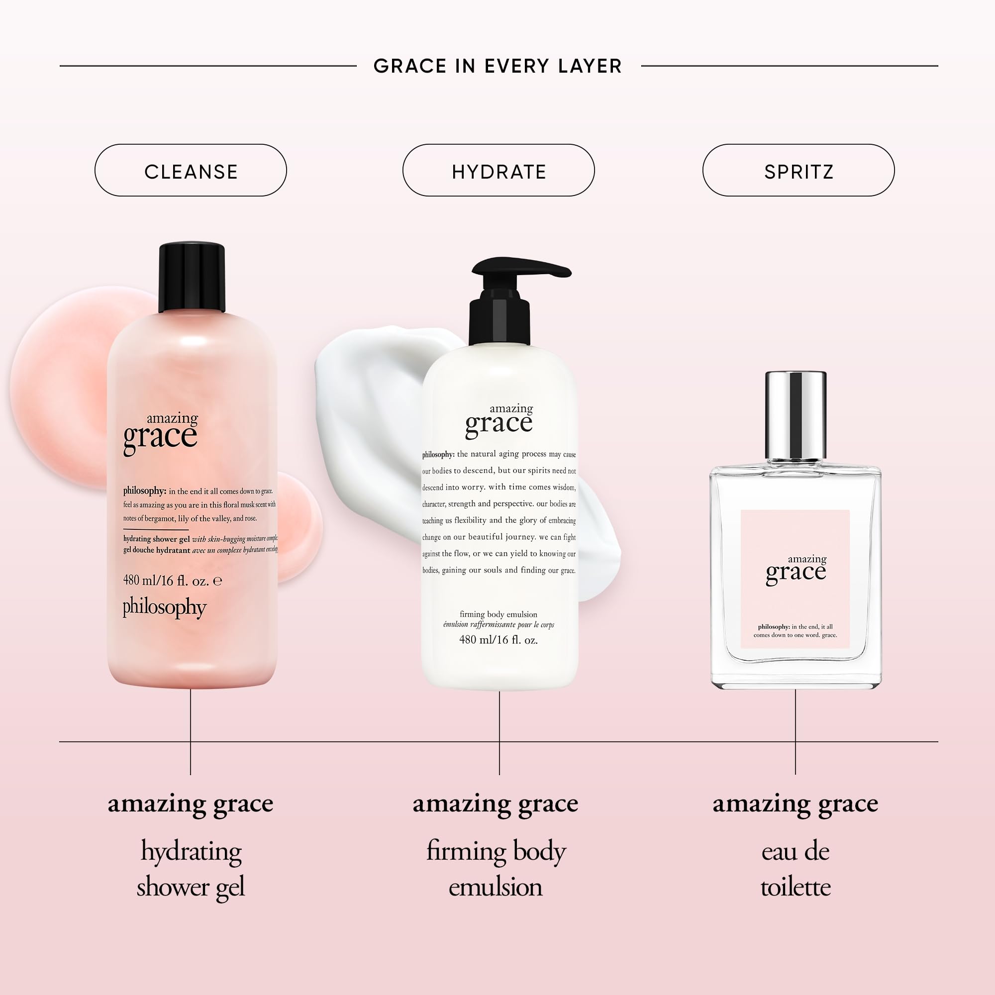 philosophy amazing grace eau de toilette 0.5 fl oz