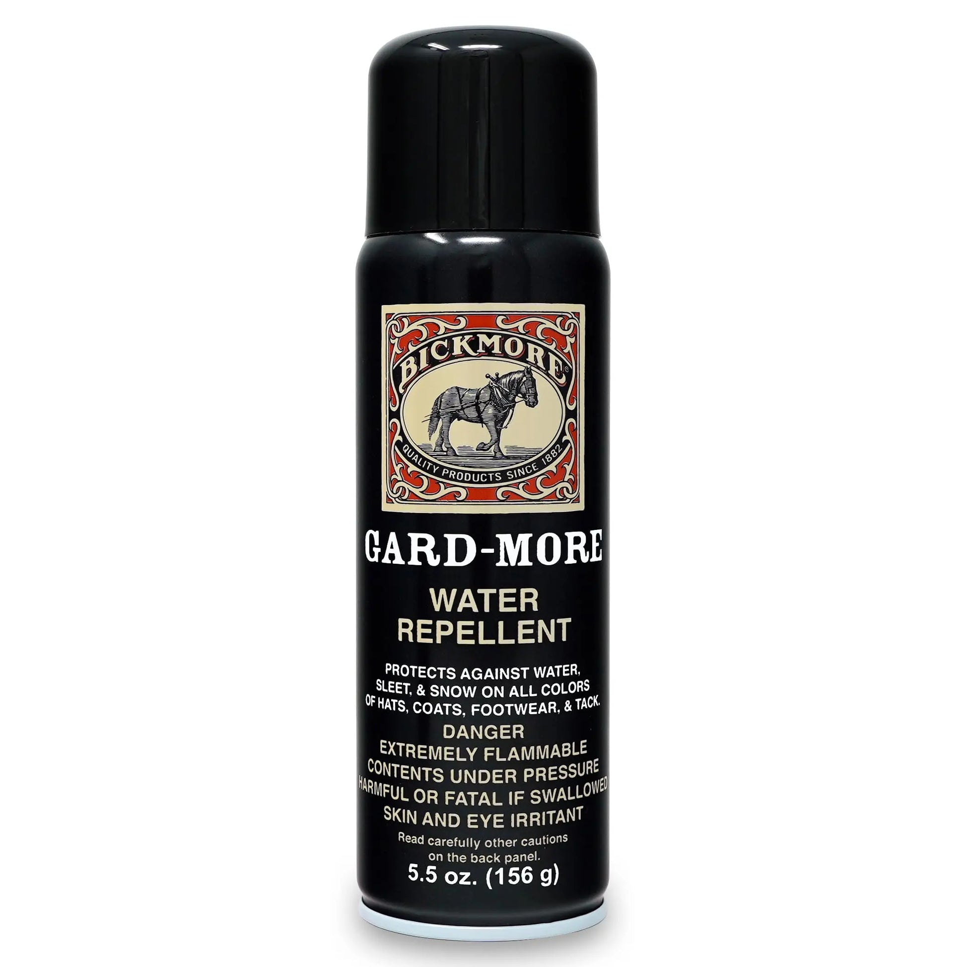 Bickmore Gard-More Water & Stain Repellent 5.5oz- Leather Protector and Suede Protector Waterproofing Spray Guard for Boots, Shoes, Clothing, Hats, Jackets & More