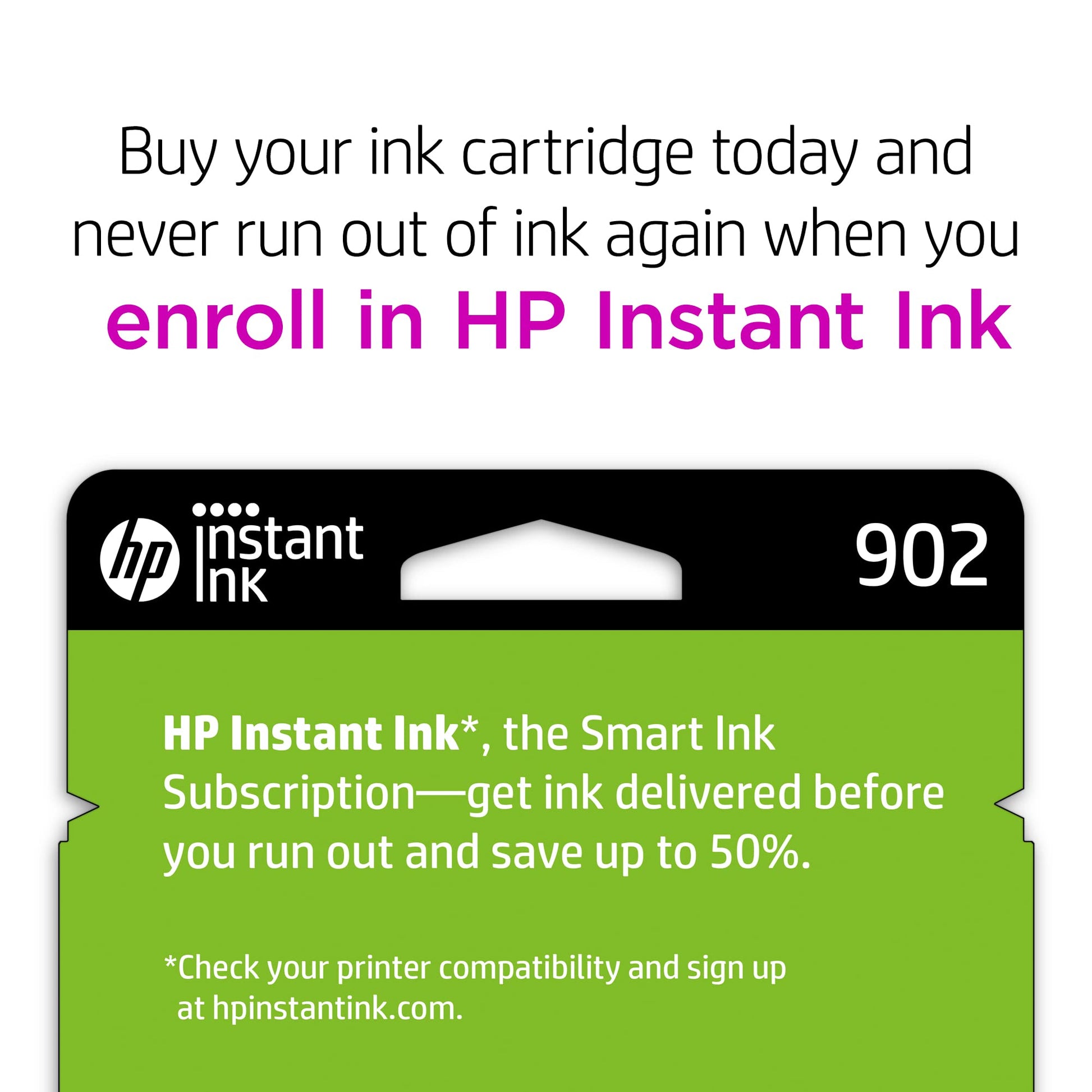 HP 902 Cyan, Magenta, Yellow Ink Cartridges for HP Printers | Works with Printer Series: OfficeJet 6950, 6960; OfficeJet Pro 6960, 6970 | Eligible for Instant Ink | T0A38AN