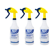 Zep Professional Sprayer Bottle - 32 oz (Pack of 3) - HDPRO1 - Versatile Adjustable Nozzle Spray Bottles with a Fine Mist or Powerful Spray, Refillable for Diluted Concentrate